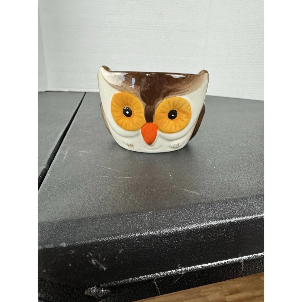 Owl Ceramic Ramekins Set Of‎ 2 Cookware Baking Novelty